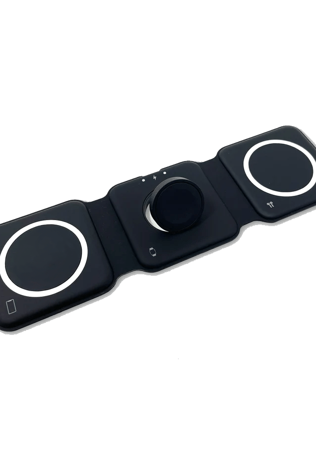 Black Custom Trio Pro Charger - Corporate Gifts