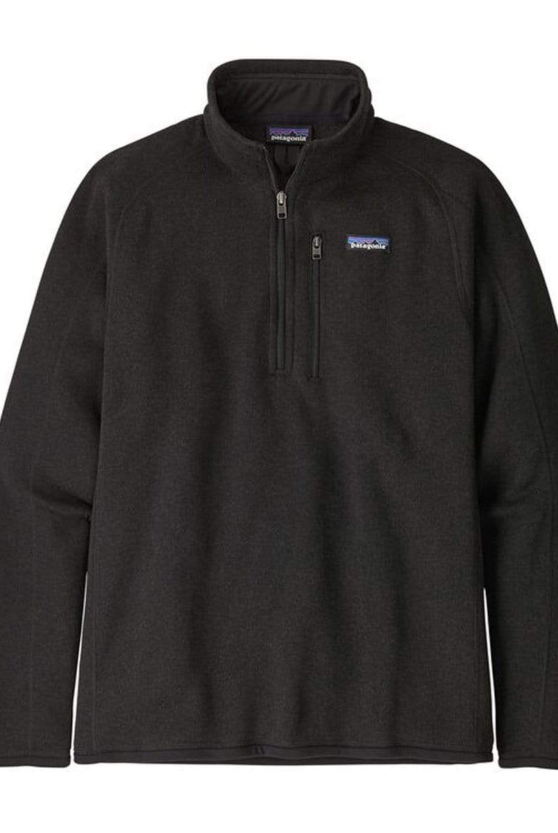 Black / XS Custom Patagonia Men's Better Sweater 1/4-Zip - Corporate Gifts
