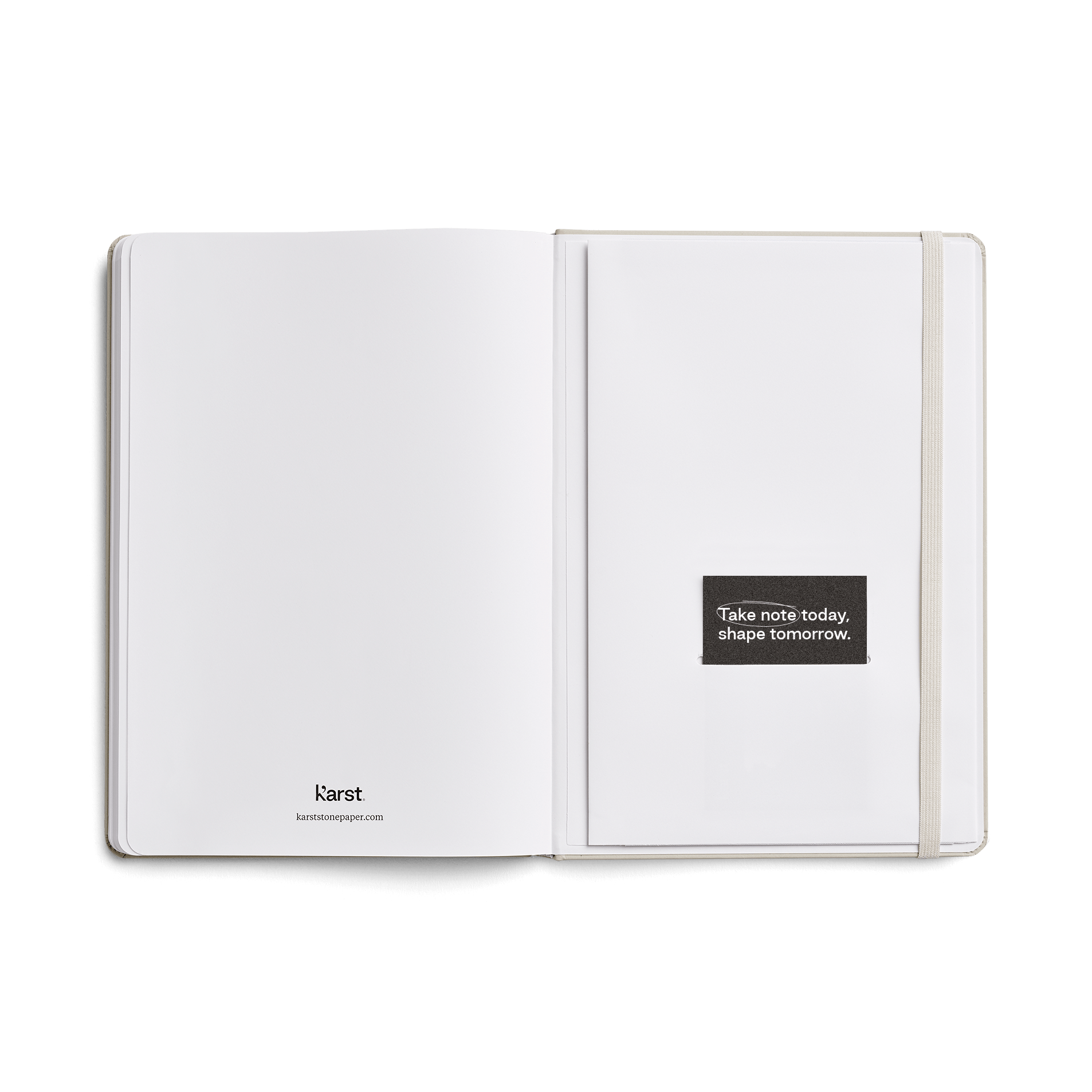 Custom Karst Stone Paper Hardcover Notebook - Corporate Gifts